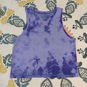 Lululemon Athletica Purple Tie-Dye Tank Top